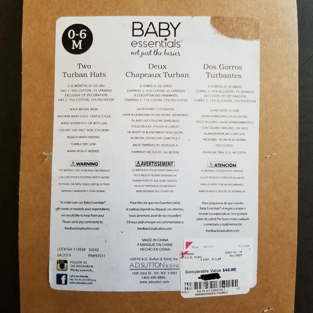 Baby Essentials details new